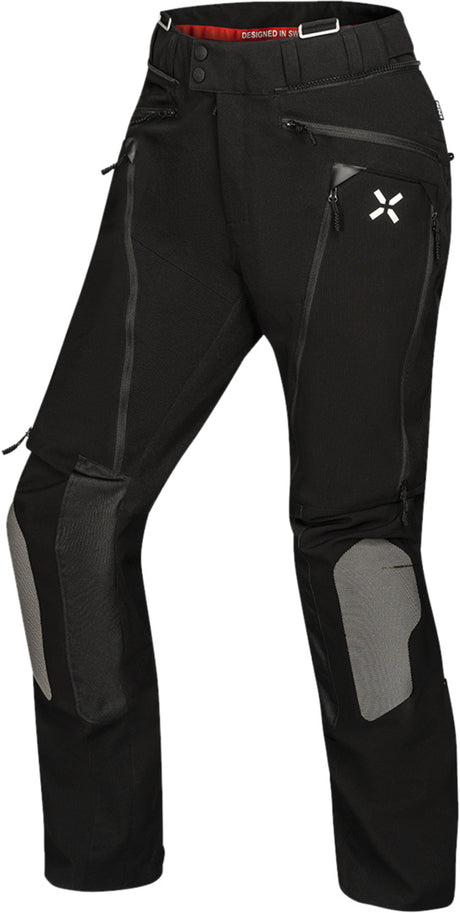 Schwarze iXS Venture-Air 1.0 Adventure-Hose mit atmungsaktivem Schnitt und robustem Material für Outdoor-Aktivitäten.