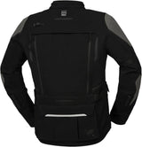 Schwarze iXS Venture-Air 1.0 Adventure-Jacke mit Kapuze und Reißverschlüssen, für Outdoor-Aktivitäten und Schutz bei Wind