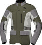 iXS Damen Venture-STX 1.0 Laminatjacke in Hellgrau-Oliv, Outdoor-Adventure Jacke mit Kapuze und funktionalem Design