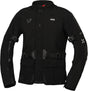 Schwarze iXS Venture-STX 1.0 Laminatjacke, robuste Outdoor-Adventure Jacke mit wasserdichter Membran, sichtbare Details und Reißverschlüsse