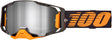 100% Armega HIPER Motocrossbrille Acosta mit silberner Spiegel-Linse, schützendes und stilvolles MX-Accessoire für den Motocross-Sport