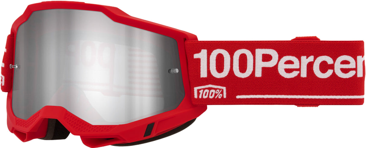 100% Motocrossbrille Accuri 2 Wolg - Mirror Silver Lens