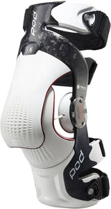 POD K8 3.0 Knieorthese in Carbon-Weiß, stützendes Orthesen-Design für Knie, aus langlebigem Material, sichtbare Details der Orthese