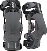 POD K8 3.0 Knieorthese aus Carbon in Grau, stützende Knieorthese für verbesserten Halt und Komfort.