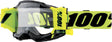 100% Motocrossbrille Accuri 2 Forecast Neon Yellow - Clear Lens