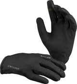 Schwarze iXS Carve Handschuhe für Kinder, atmungsaktive und bequeme Handschuhe für den Schutz beim Radfahren.
