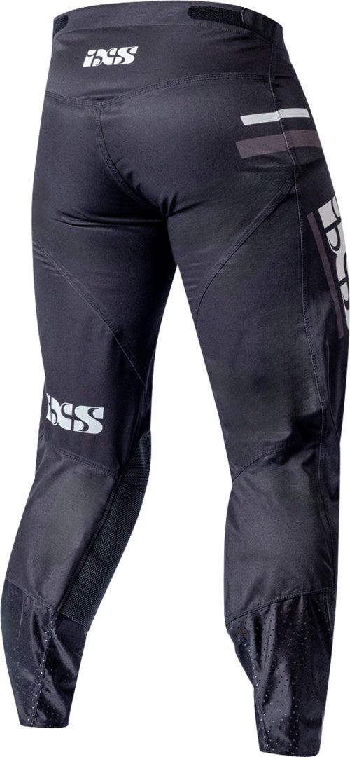 Schwarze iXS Trigger-MX 1.0 MX-Hose mit robustem Material und passgenauem Schnitt für Motocross-Fahrten.
