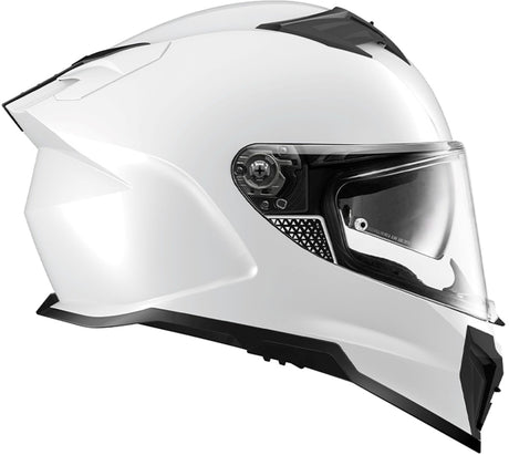 Weißer iXS Integralhelm iXS912 SV 1.0 mit aerodynamischem Design und sicherer Passform, auf einem neutralen Hintergrund.