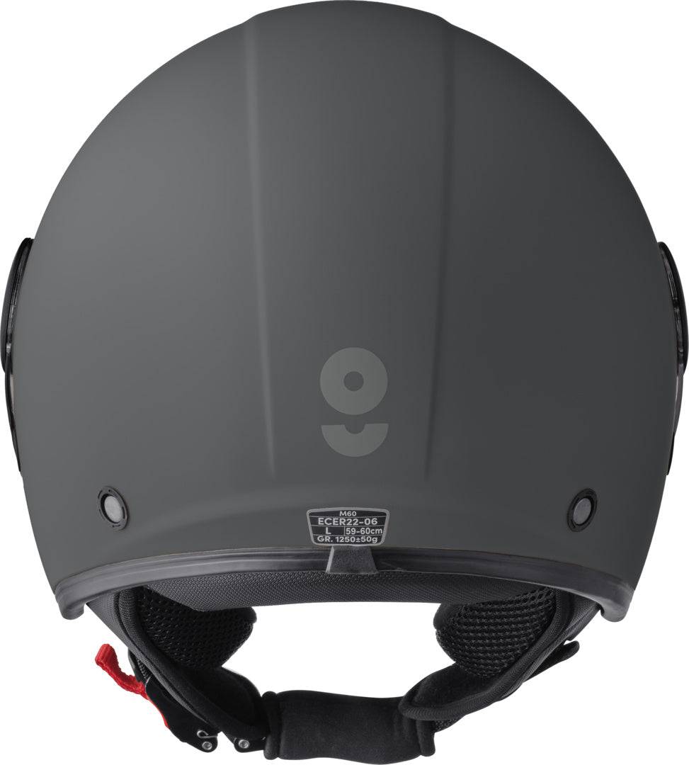 GMS Jethelm Gelato Sesamo, leichter Motorradhelm mit buntem Design, Sichtscheibe und Belüftungsöffnungen, bequem und sicher.