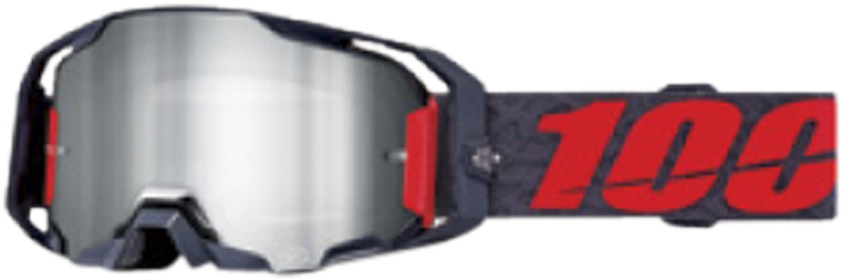100% Motocrossbrille ARmatic Turo - Mirror Silver Lens