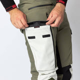 iXS Venture-STX 1.0 Laminathose in Oliv und Hellgrau, robuste Adventure-Hose mit verstärktem Material und funktionalem Design