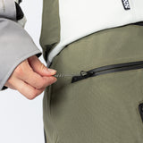 Damen Venture-STX Laminathose von iXS in Oliv und Hellgrau, strapazierfähige Hosen für Abenteuer und Outdoor-Aktivitäten.