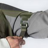 Leichte iXS Venture-Air 1.0 Adventure-Jacke in Hellgrau-Oliv, atmungsaktiv und strapazierfähig für Outdoor-Abenteuer.