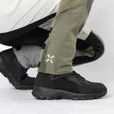 Hellegraue und olivfarbene Damen-Adventure-Hose von iXS Venture-Air 1.0, strapazierfähiges Material, perfekte Passform