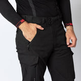 Schwarze iXS Tour Hose Space-ST+ für Abenteuer, strapazierfähige Hosen mit verstärkten Bereichen für Outdoor-Aktivitäten