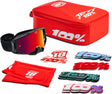 100Percent MX-Brille Armega HIPER Jett Lawrence Limited Edition mit transparenter Schutzscheibe und stilvollem Design