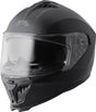 Schwarzer, matter Integralhelm Gms Integralhem Gelero mit glatter Oberfläche und stabiler Passform.