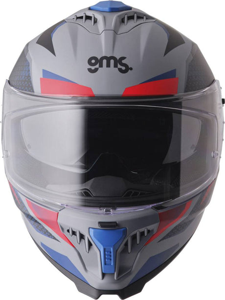 Gms Integralhem Gelero matt grau-blau-rot