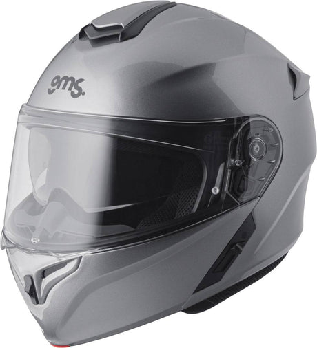 Gms Klapphelm Aperio Titan, Integralhelm mit klappbarem Visier und robustem Titan-Design, in schwarzer Farbgebung.