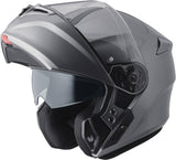 GMS Klapphelm Aperio Titan, integral Helm mit klappbarem Visier, robustes Titan-Design, bequemes Innenfutter, sicherer Schutz