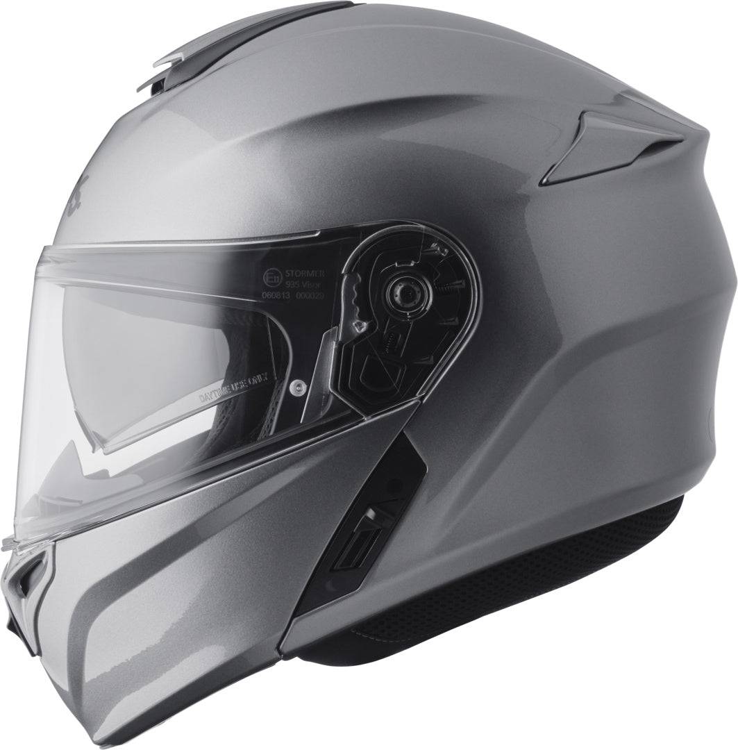 Gms Klapphelm Aperio Titan, Integralhelm mit klappbarem Visier, robuster Titan-Design, komfortabler Schutz für Motorradfahrer