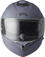 Gms Klapphelm Aperio in mattem Grau, Integralhelm mit klappbarer Visier, bequemes und sicheres Design