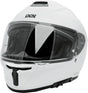Weißer iXS Rapid 1.0 Integralhelm mit klarer Visierabdeckung für sicheren Schutz beim Motorradfahren
