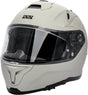 iXS Rapid 2.0 Integralhelm in mattem Grau, Vollvisier, aerodynamisches Design für sicheren Motorradschutz