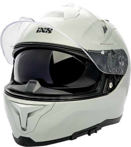Grauer iXS Rapid 2.0 Integralhelm mit Visier, Kopf- und Kinnschutz für sicheren Motorradschutz
