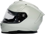 Grauer iXS Rapid 2.0 Integralhelm mit klarer Visier, aerodynamisches Design, für sicheren Schutz beim Motorradfahren