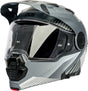 iXS Venture 1.0 Klapphelm in matt schwarz-anthrazit, seitlich aufgenommen, zeigt das moderne Design und sicheren Verschluss