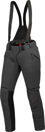 Damen-Tourster-GTX 1.0 Laminathose von iXS in Dunkelgrau, wetterfeste und atmungsaktive Hosen für Adventure-Touren, voll sichtbar.