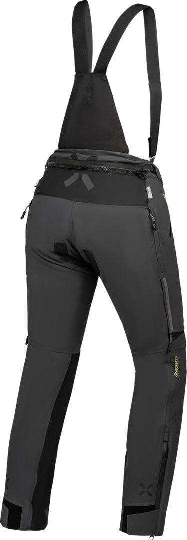 Dunkelgraue Damen Tourster-GTX 1.0 Laminathose von iXS, Adventure-Hosen mit wasserdichter GORE-TEX-Beschichtung.