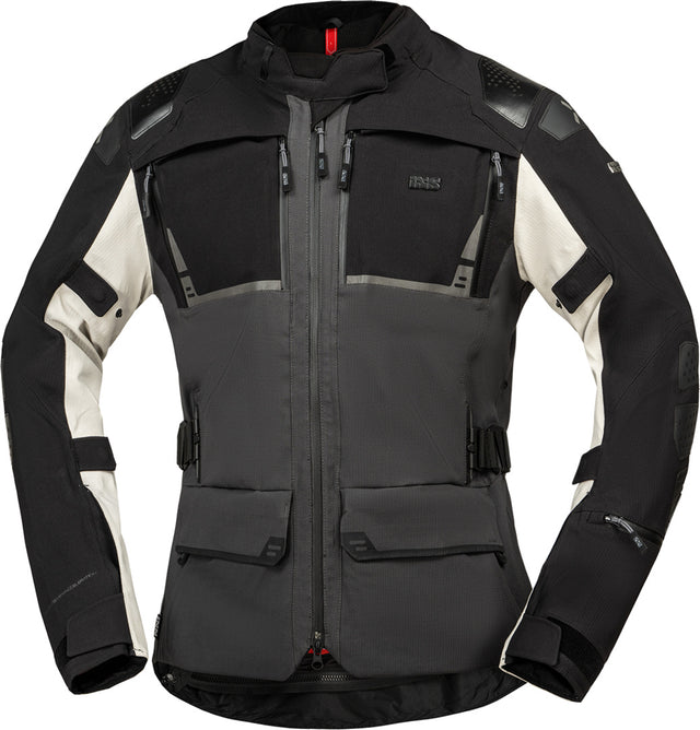 iXS Tourster-STX 2.0 Laminatjacke dunkelgrau-schwarz-cool grey