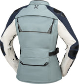 iXS Damen Tourster-STX 2.0 Laminatjacke dunkelblau-blau grau-cool grey