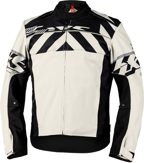 iXS Rapid-STX 2.1 Laminatjacke für Touring in Grau und Schwarz, atmungsaktive und wetterfeste Outdoor-Jacke