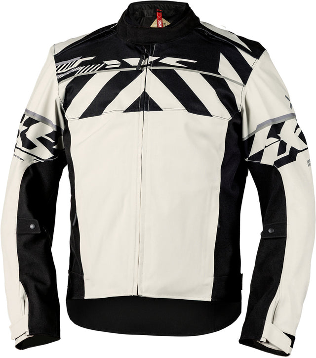iXS Rapid-STX 2.1 Laminatjacke für Touring in Grau und Schwarz, atmungsaktive und wetterfeste Outdoor-Jacke