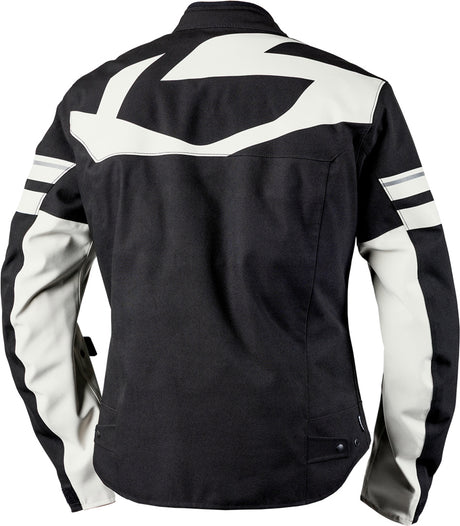 Schwarze iXS Rapid-STX 2.2 Laminatjacke für Touren, mit cool grau Akzenten, wasserdicht und atmungsaktiv, für Mountainbiking.