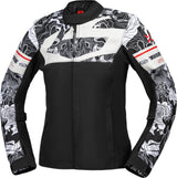Schwarze Damen-Touring-Laminatjacke von iXS Rapid-STX 2.1 in Cool Grey, mit wasserdichter und atmungsaktiver Ausstattung