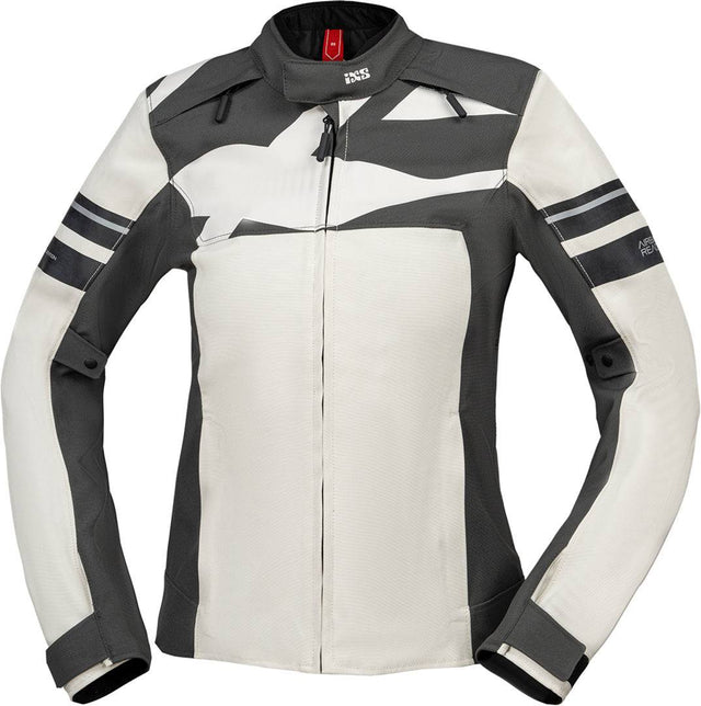 iXS Damen Rapid-STX 2.2 Laminatjacke in kühlem Grau, touring Jacke mit wasserdichter und atmungsaktiver Oberfläche, Damenbekleidung