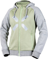 Hellgrüne iXS Damen Rapid 1.0 Tourenjacke mit Cool Grey Akzenten, bequeme Passform, ideal für Touren und Alltag.