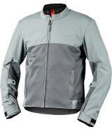 iXS Rapid BigAir 1.0 Tourenjacke in Blau und Grau, atmungsaktive Motorräderjacke mit Schutz und reflektierenden Elementen