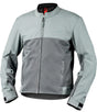 iXS Rapid BigAir 1.0 Tourenjacke in Blau und Grau, atmungsaktive Motorräderjacke mit Schutz und reflektierenden Elementen