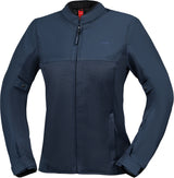 Dunkelblaue iXS Damen Rapid BigAir 1.0 Tourenjacke mit wasserdichter Außenhülle und atmungsaktiven Materialien.