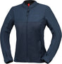 Dunkelblaue iXS Damen Rapid BigAir 1.0 Tourenjacke mit wasserdichter Außenhülle und atmungsaktiven Materialien.
