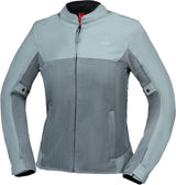 iXS Damen Rapid BigAir 1.0 Tourenjacke in Blau und Grau, wind- und wasserdichte Outdoor-Jacke mit Kapuze.