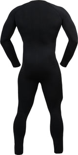 Schwarzer iXS 365 Base Layer Einteiler, 1-teilige Lederkombi für sportliche Aktivitäten, enganliegend und bequem.