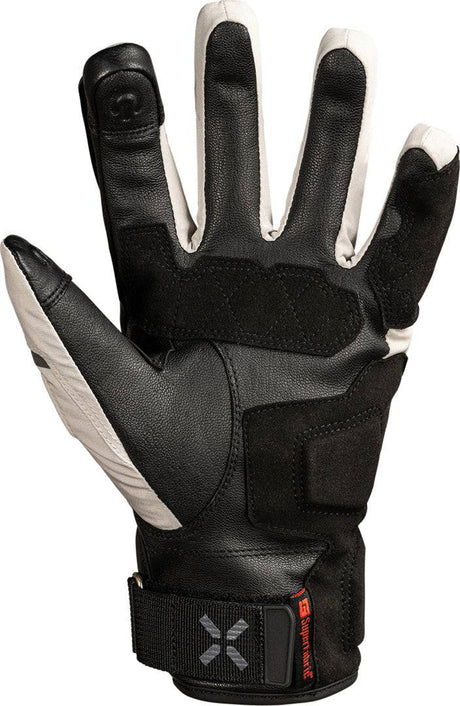 Schwarze iXS Venture-STX-Z 1.0 Handschuhe mit grauen Akzenten, atmungsaktiv und bequem für Radsport und Outdoor-Aktivitäten.
