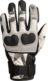 Schwarze iXS Venture-Air 1.0 Handschuhe mit Cool Grey Akzenten, atmungsaktives Design für Fahrrad- oder Outdoor-Aktivitäten