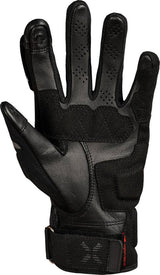 Schwarze Damen-Handschuhe iXS Venture-Air 1.0 aus Mesh mit verstärkten Fingern und elastischem Handgelenk.
